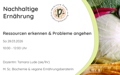Online Workshop Nachhaltige Ernährung – Ressourcen erkennen und Probleme angehen