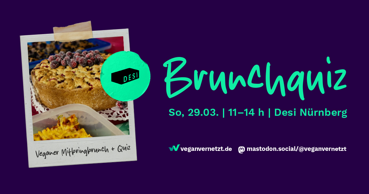 Brunchquiz: Veganer Mitbringbrunch und Quiz | VEGAN VERNETZT
