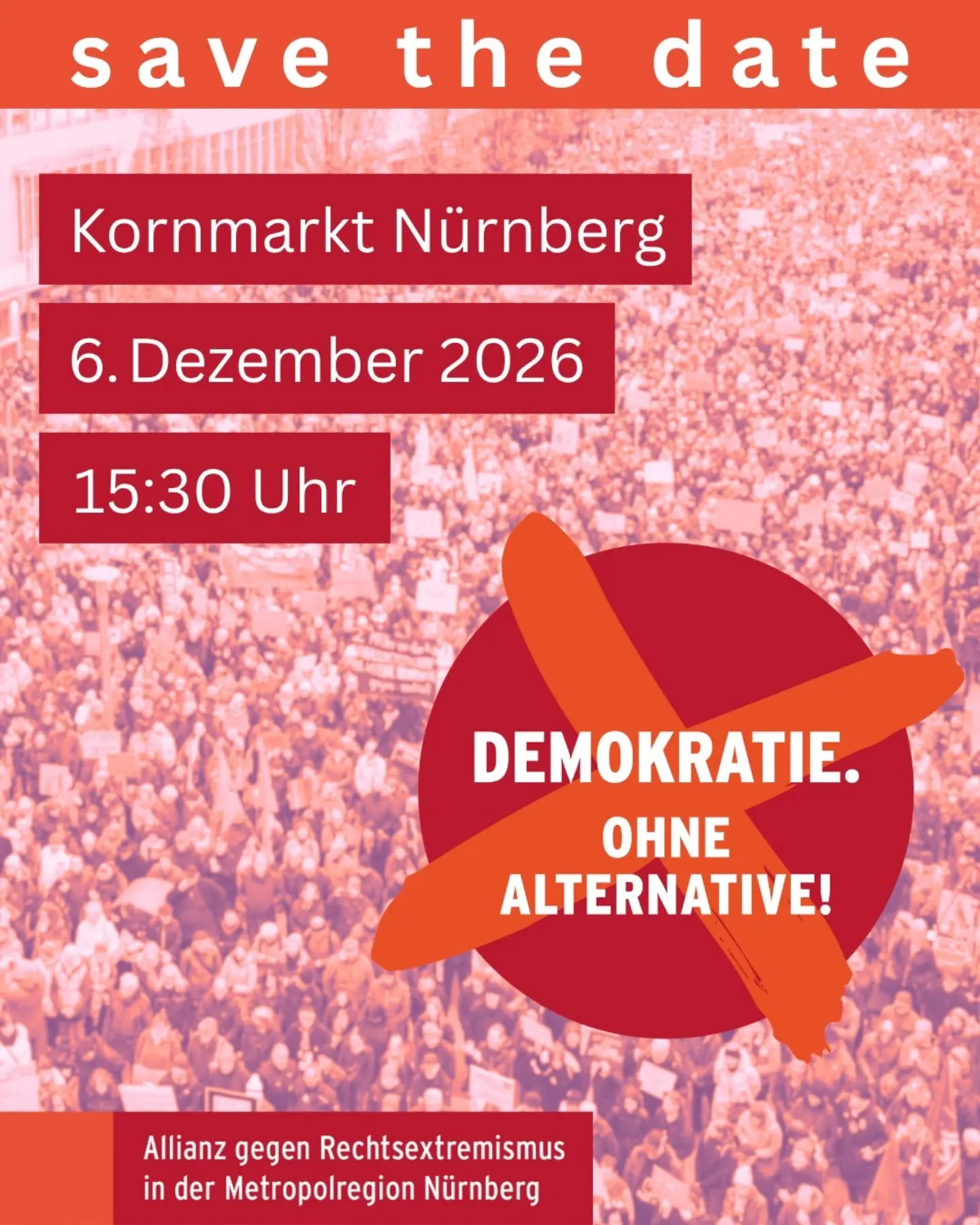 Kundgebung Allianz gegen Rechtsextremismus